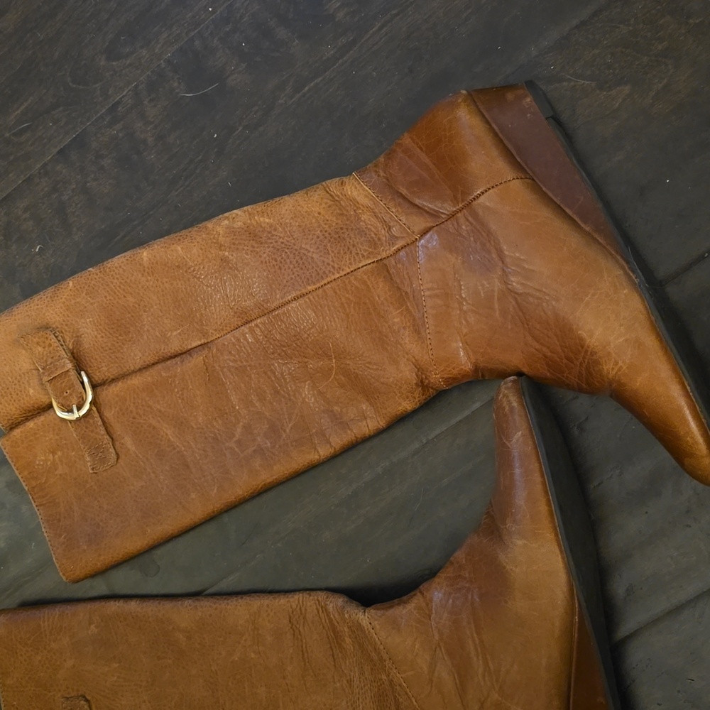 Steve Madden Tall Brown Wedge Boot (Style: Intyce)